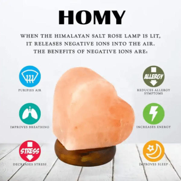 Himalayan Multi-Color Heart-Shaped USB Lamp