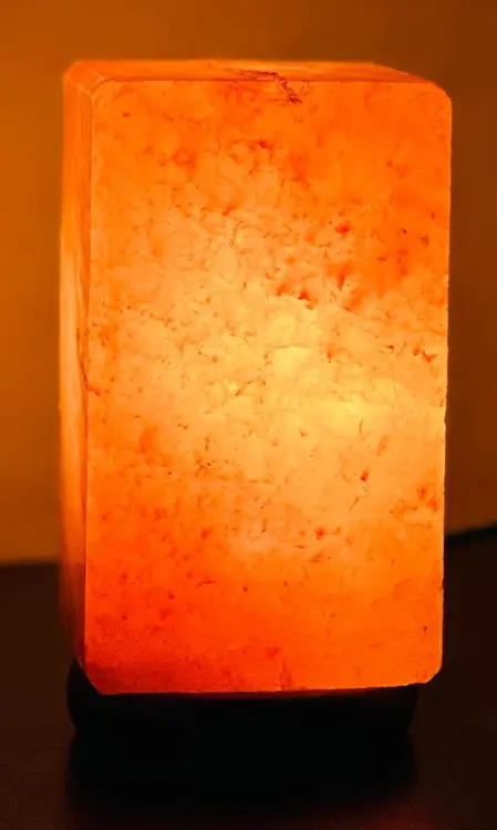Himalayan Rectangular Salt Table Lamp