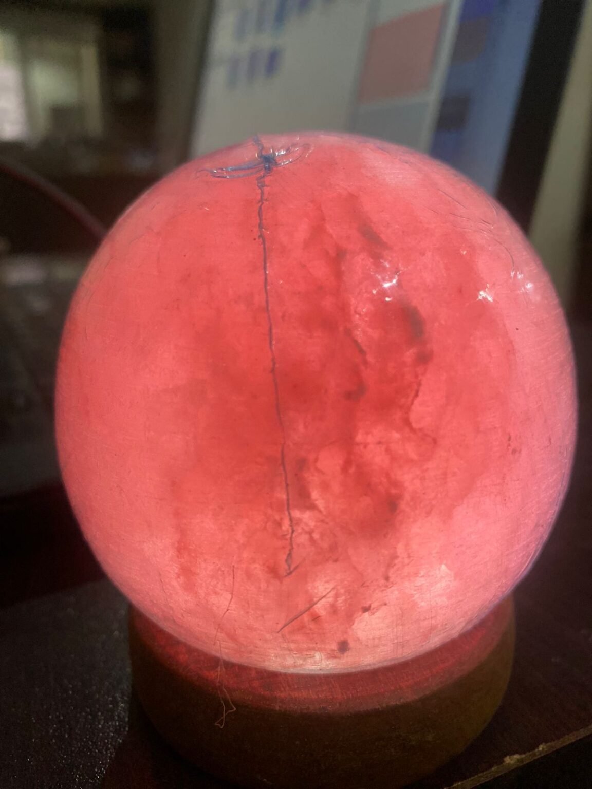 USB-Powered Multi-Color Himalayan Moon Lamp - Image 2